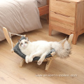 Removable Cover Cat Wooden Cat Hammock Bed